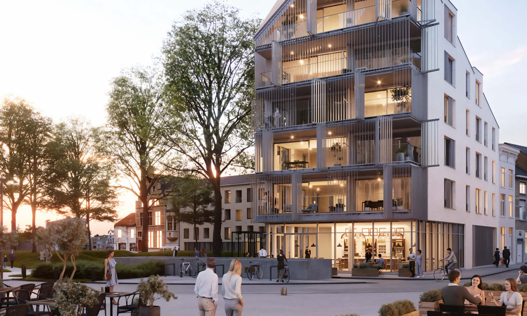 Newton House Mechelen Luxe appartementen en penthouses te koop